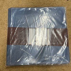 NIP Creative Memories NEW PicFolio Max Album Blue w/ tan stitching